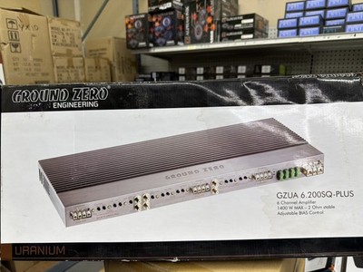 Ground Zero Uranium GZUA 6.200SQ-Plus 6 Channel Sound Quality Amplifier