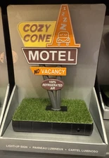 NEW🌟Disney Parks Cars Land Radiator Springs Cozy Cone Light Up Motel Sign Pixar