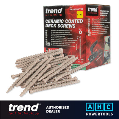 TREND DK/10X60/750 Keramikbeschichtete Terrassenschrauben Nr.10 x 60 mm (750er Pack)