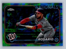 2024 Topps Chrome Update Eddie Rosario Blue Green Lava Lamp #/125 #USC189