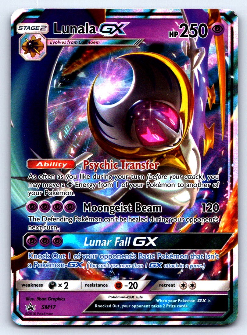 Lunala GX Holo Promo SM Promos SM17 NM