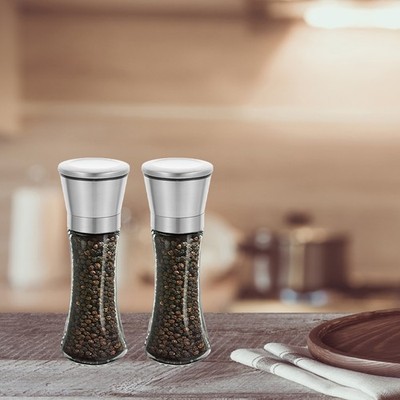2 Pcs Professionelle Pfeffermühle Gewürzmühle Für Die Küche Einstellbare