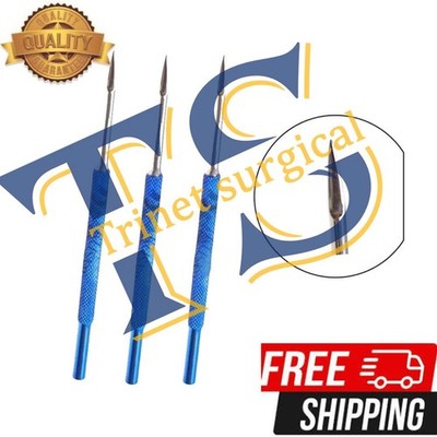 Teo Dissector 14cm German Steel Plastic Surgery Rhinoplasty set of 3pcs