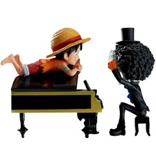 Bandai One Piece - World Collectable Figure Log Stories-Monkey D.Luffy & Brook-T