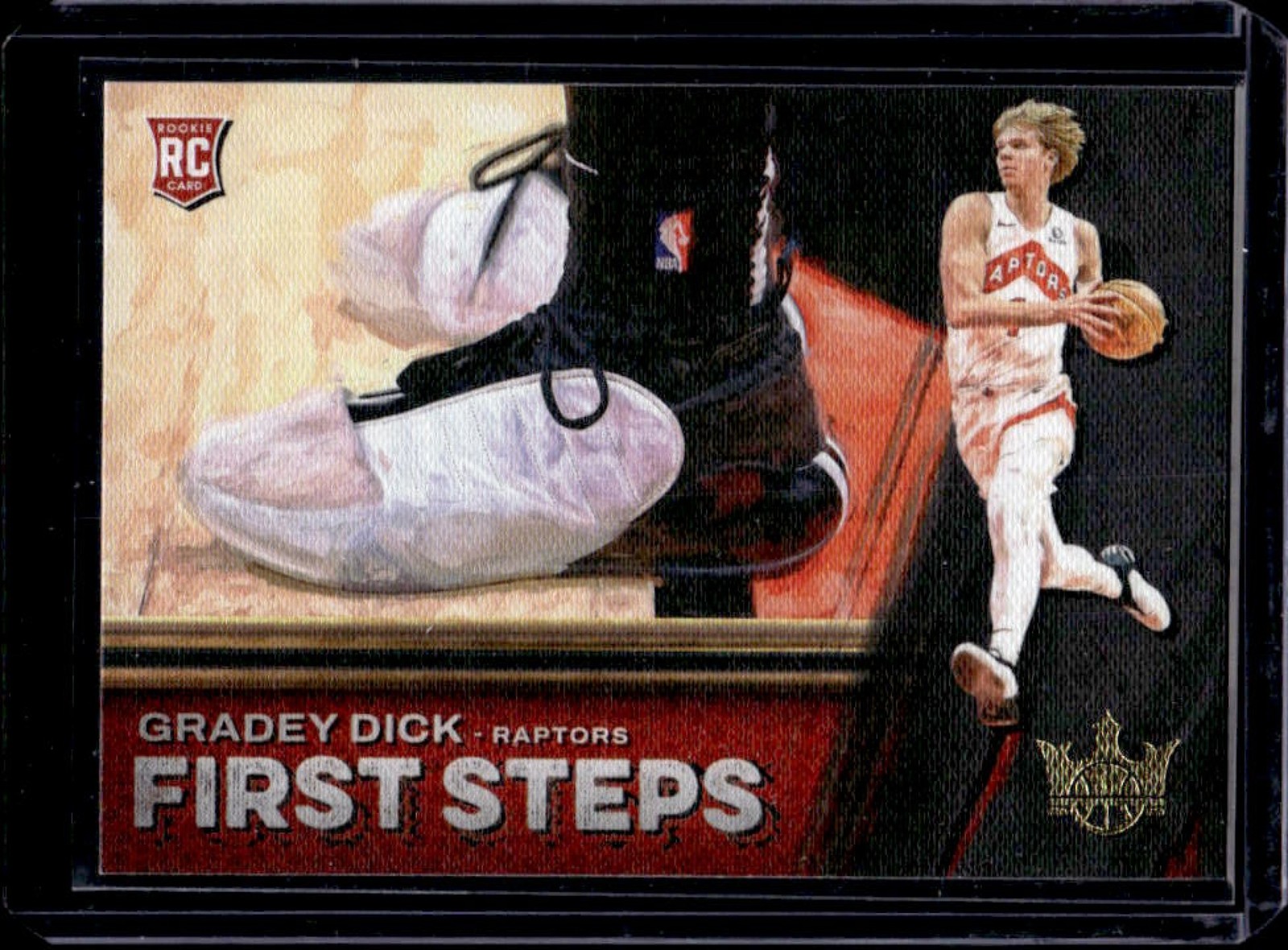 2023-24 Panini Court Kings Gradey Dick First Steps RC Rookie #8 Raptors