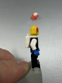 Lego Ice Planet 2002 Doctor Kelvin Minifigure w/ Helmet & Pack 6973 6983 sp017