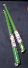 Pair Vintage Class Candle Green 12&rdquo; Taper Candles NOS Made in Hong Kong