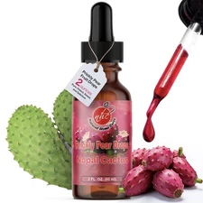 Prickly Pear Nopal Cactus Supplement - Liquid Concentrated Drops - ... Fast Ship