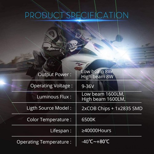 White BRIGHT LED Bulbs For GL1500 Goldwing FOG Lights, BBP 52-595 1988 - 2000 SE - Picture 12 of 17