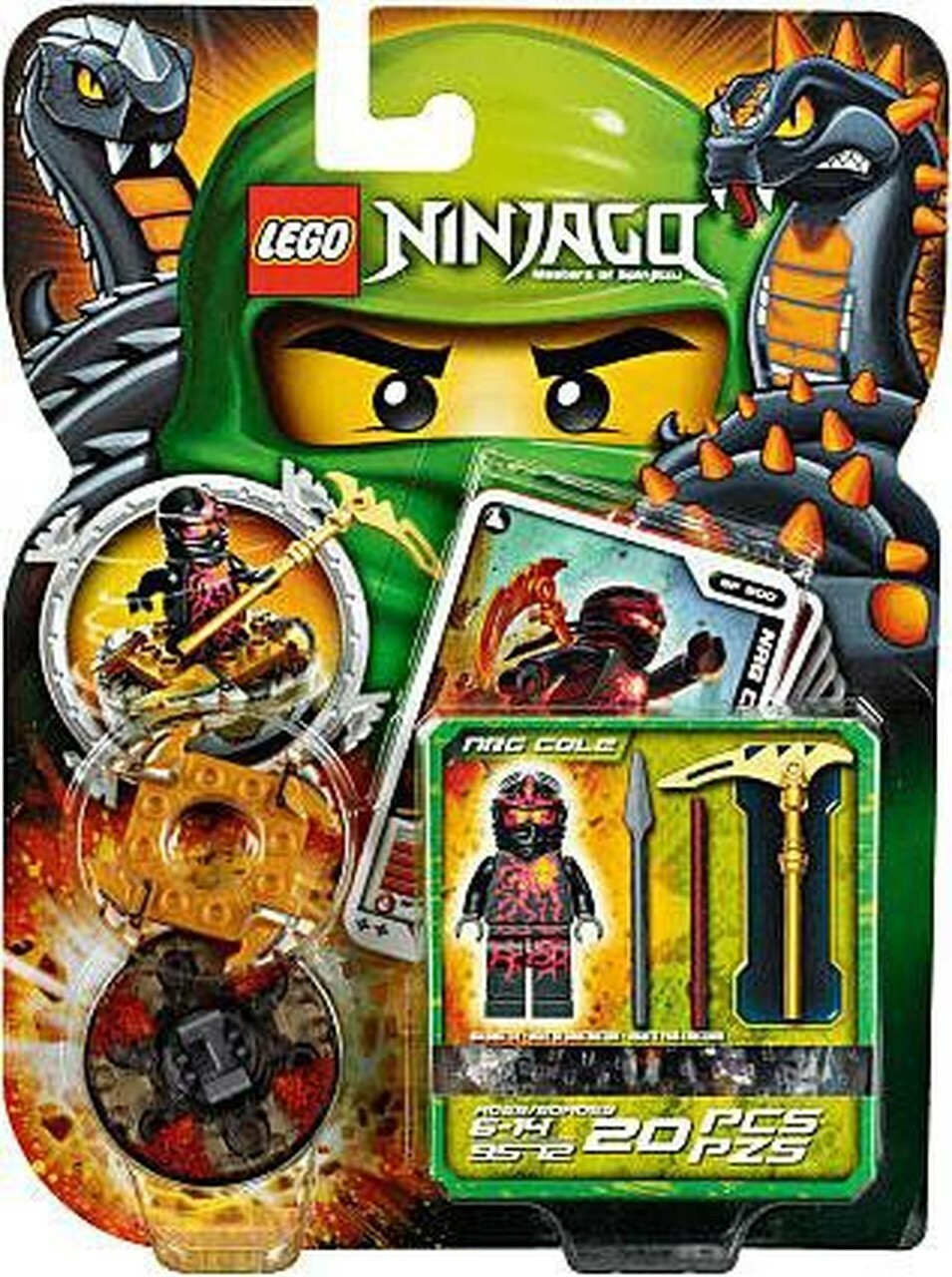 lego ninjago spinners 2012