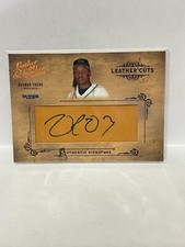 2004 Leather and Lumber Leather Cuts Glove #12 Delmon Young/192 Autograph