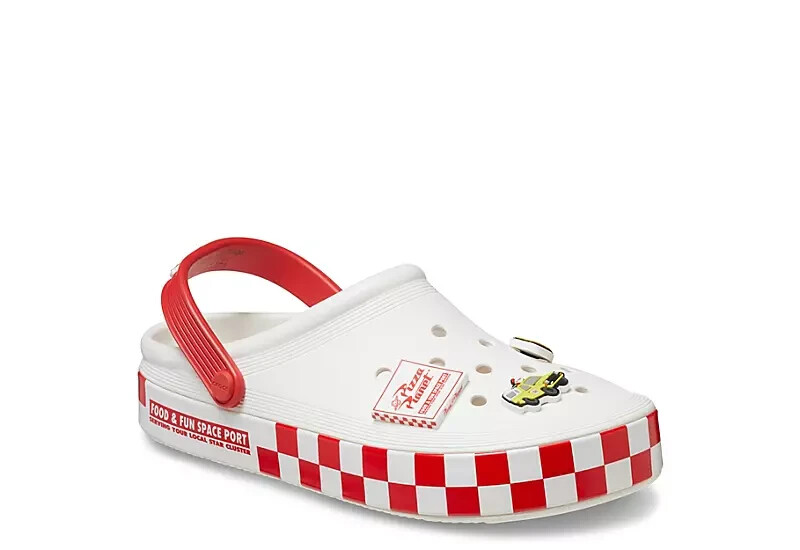 Crocs Toy Story Pizza Planet Off-Court Clog Size W7 | eBay