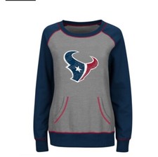 NFL Houston Texans Womens Crew Neck Sweatshirt Sweater Medium