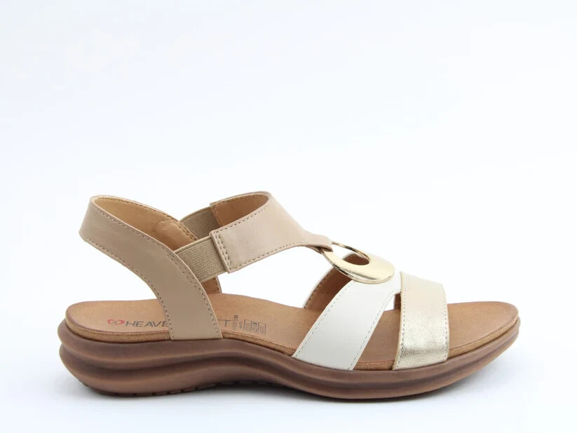 Heavenly Feet Sandals Trace Camel UK