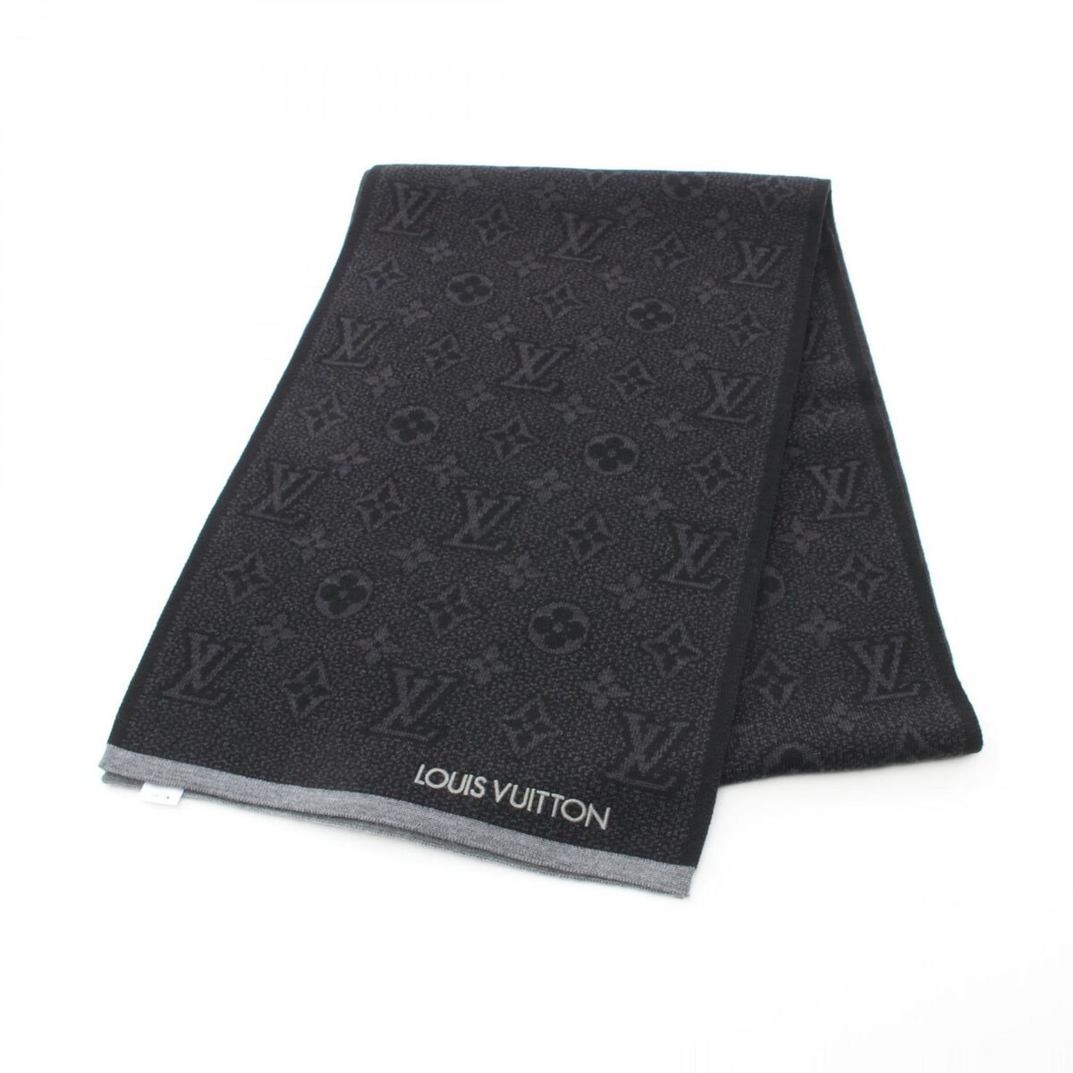 LOUIS VUITTON Echarpe My Monogram Eclipse Scarf M73468 wool LOUIS VUITTON Echarpe My Monogram Eclipse Scarf M73468 wool