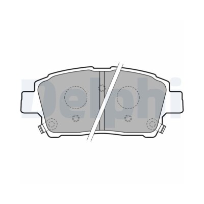 DELPHI LP1742 Bremsbelagsatz, Scheibenbremse für TOYOTA BYD, Vorderachse