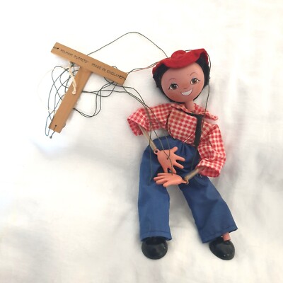 Vintage Pelham Puppen England 40er Jahre ? Gelenk Retro Landarbeiter ?
