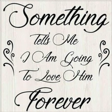 Something Tells Me | Inspirational Gallery Wrap Canvas Quotes