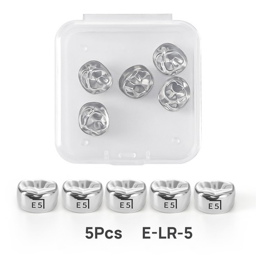 5Pcs Dental Kids Crown Primary Molar Pediatric Crowns Stainless Steel 48 Sizes - Bild 128 von 171