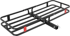 53" X 19" X 6"  Cargo Carrier Hitch Mount Rack Luggage Basket 500 Lbs