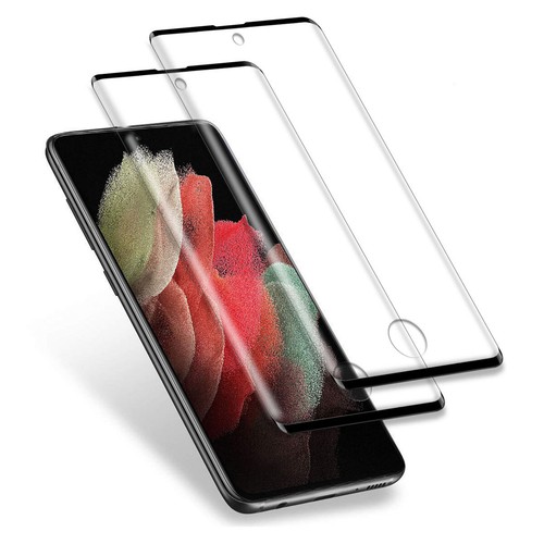 For Samsung Galaxy S21 Ultra/ Plus 5G Full Cover Tempered Glass Screen Protector - Picture 8 of 15