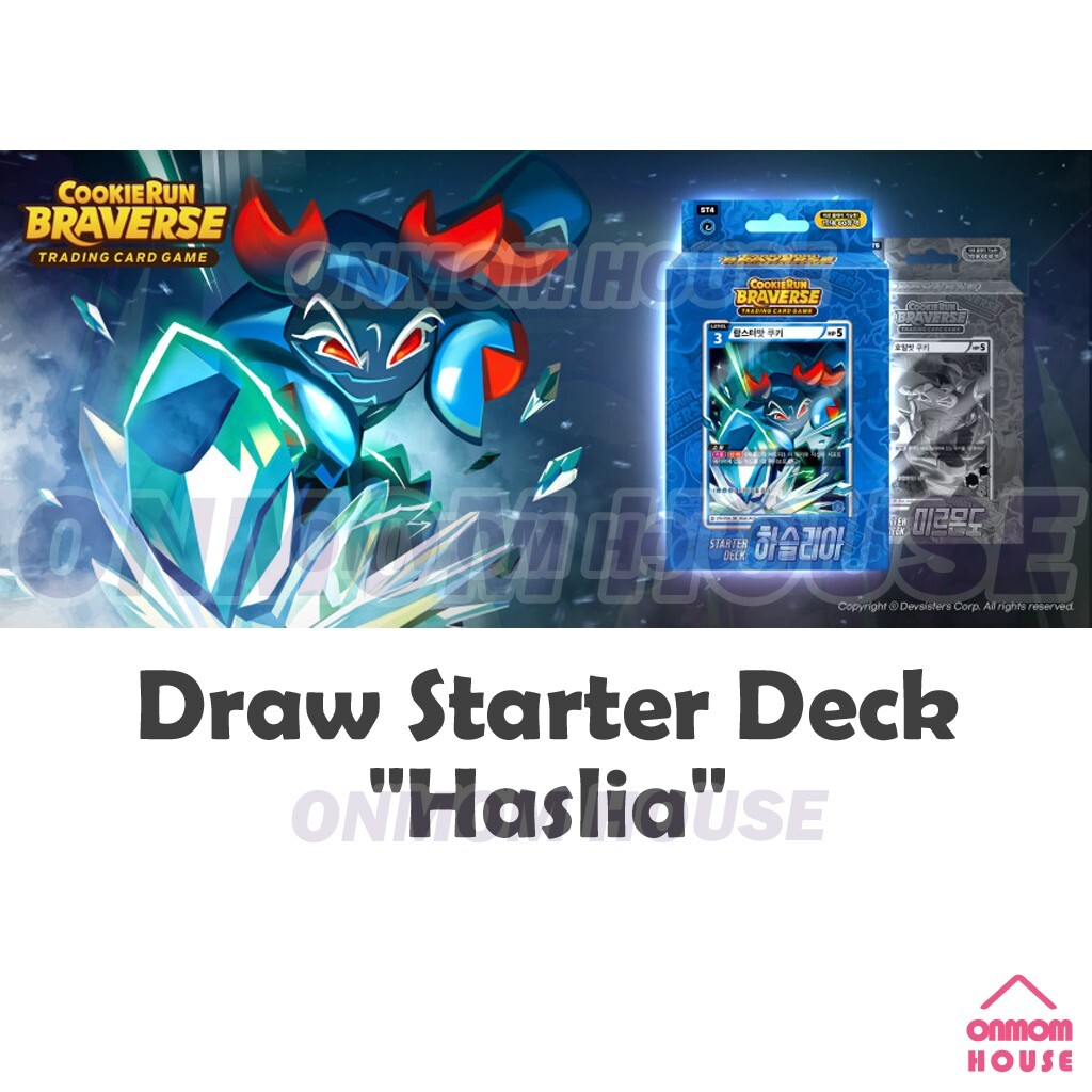 Cookie Run Braverse TCG Starter Deck HASLIA Trading Card Game