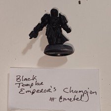 GWS Warhammer 40k Black Templar Emperoers Champion Metel figure wrong arm