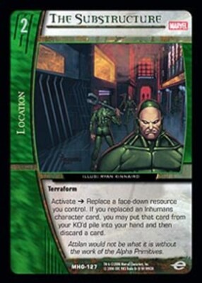 VS System: The Substructure [Played] VS: Marvel Heralds of Galactus TCG CCG Clas