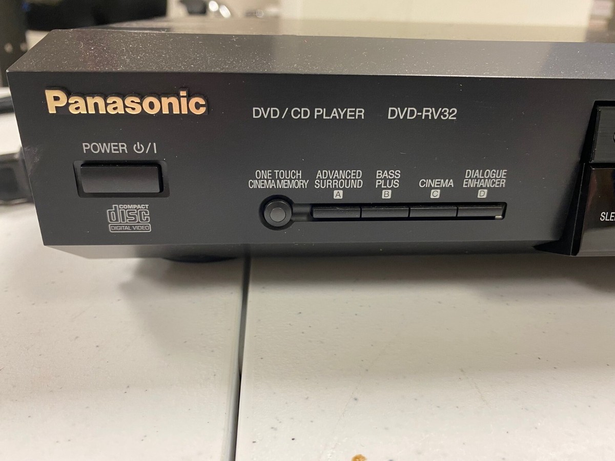 Panasonic DVD-RV32 DVD/CD Player W Remote, Operating