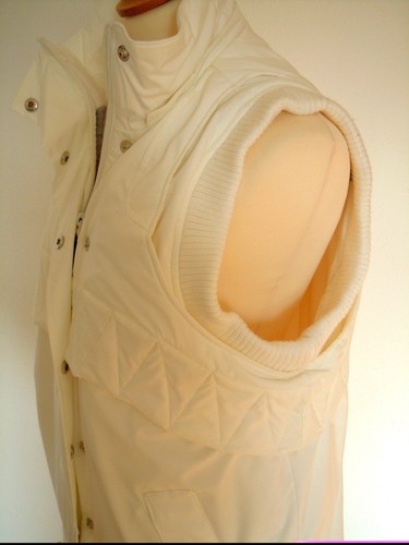 ADIDAS Stella McCartney Gilet PRIMALOFT Weste mit Kapuze abnehmbar D 36 F38 NEU - Bild 4 von 5