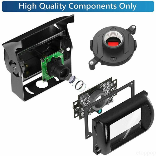 7'' Rear View Monitor Reversing Backup Camera Kit for Truck Car 20M 4PIN Cable - Picture 7 of 11