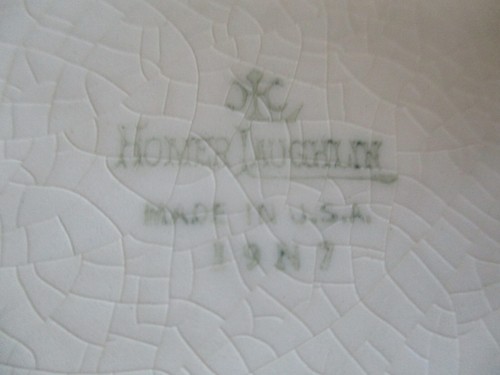 VTG HOMER LAUGHLIN 8 7/8" DINNER PLATES (I 9 N 7) "THREE ROSE FLORAL GROUPINGS" - Picture 12 of 12