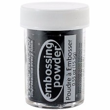 DETAIL BLACK, Embossing Powder .55oz Jar STAMPENDOUS - New, DP111