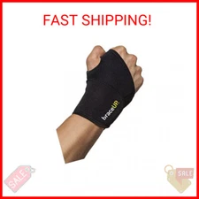 BraceUP Adjustable Wrist Wrap for Men and Women - Workouts Wrist Band, Carpal Tu