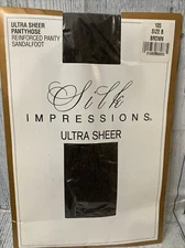 Silk Impressions Ultra Sheer Pantyhose Size B Brown