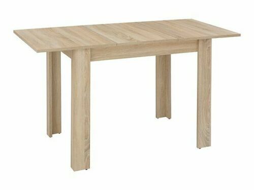 Extending dining table with 4 beech wood chairs, oak sonoma, modern set,120cm! - Picture 3 of 10