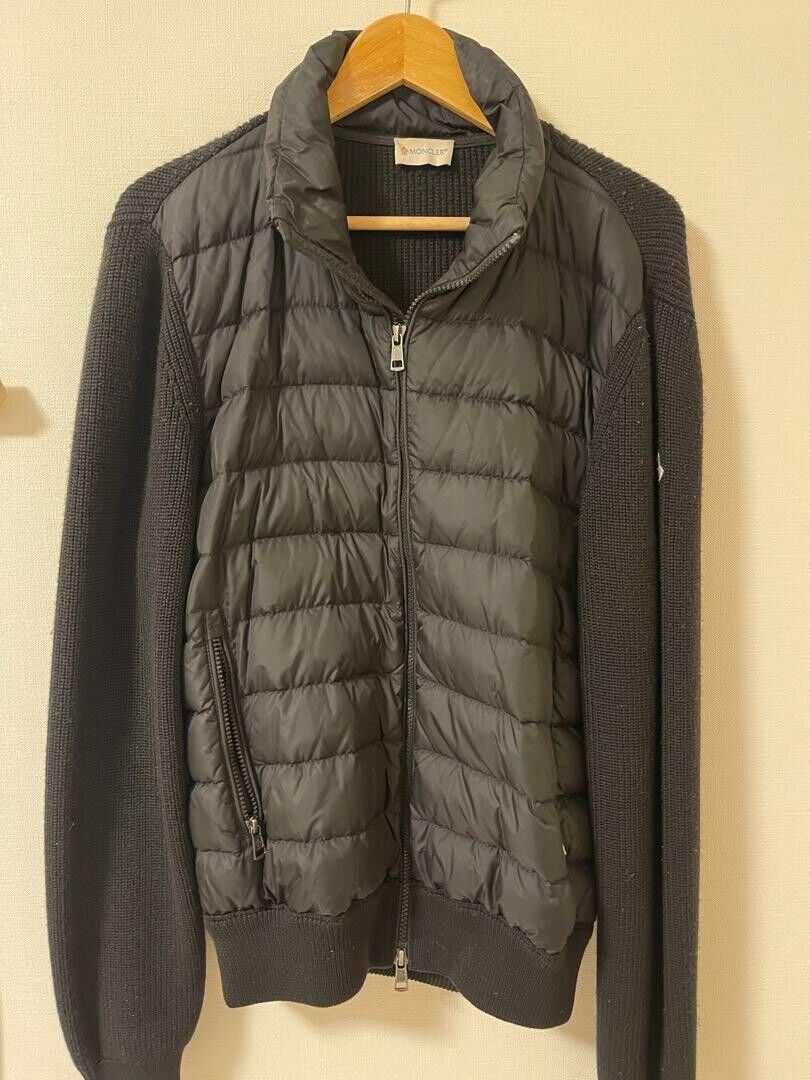Moncler Cardigan Maglione Tricot Knit Down Combination Moncler Cardigan Maglione Tricot Knit Down Combination