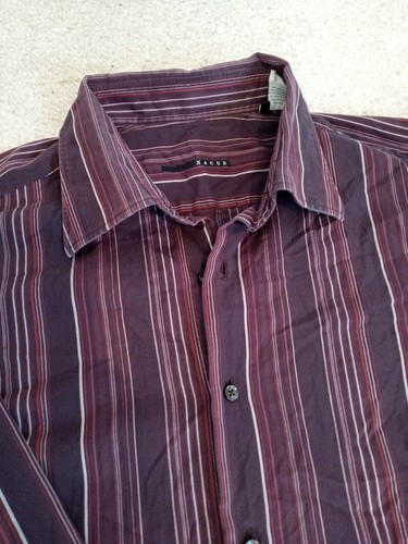 xacus shirt Men,17.5/44 Multicolor,Long Sleeves - Picture 2 of 14