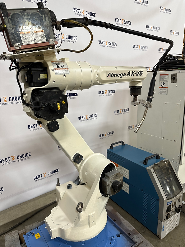 OTC Daihen AXV6 robot, OTC AX-C control system, Welding robot, Used ...