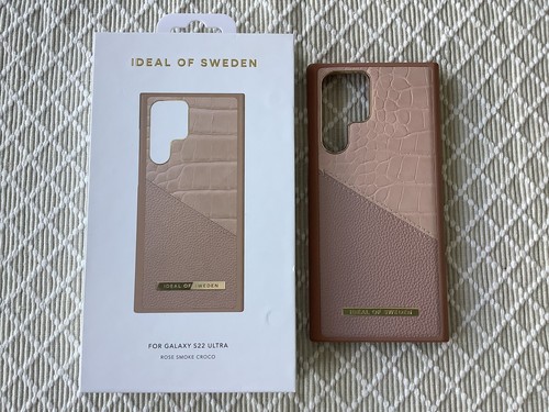 Hülle von Ideal of Sweden: Rose Smoke Croco - für das Samsung Galaxy S22 Ultra