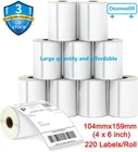 DYMO LW 1744907 4XL 4x6 4"x6" - (1) to (80) Rolls Shipping Labels - FREE SHIP !