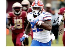 Lamical Perine Florida Gators signed autographed 8x10 football photo c 20 Draft