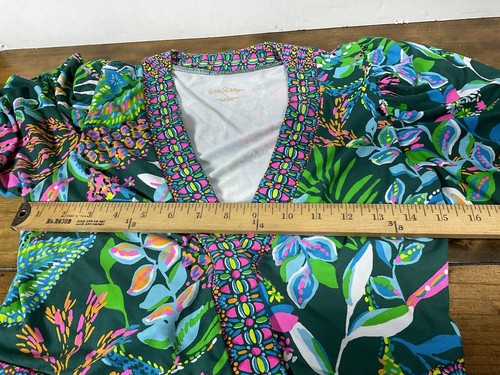 Lilly Pulitzer Sailynn Maxi Set Top Crop Top Skirt Sunshine Jungle Green Small - Picture 6 of 15