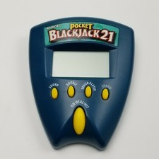 Radica Pocket Blackjack 21 Portable Handheld Electronic Travel Casino Card Game