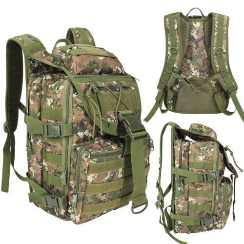 25L Militär Molle Taktischer Rucksack Camping Wanderrucksack Reisetasche Outdoor - Bild 20 von 25