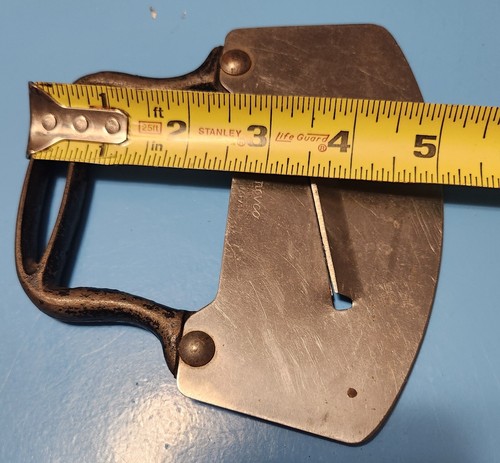 Vintage Nevco Stainless Chopper W/Rocking Cutter Cast Iron Handle 5 1/2'' Japan - Picture 6 of 6