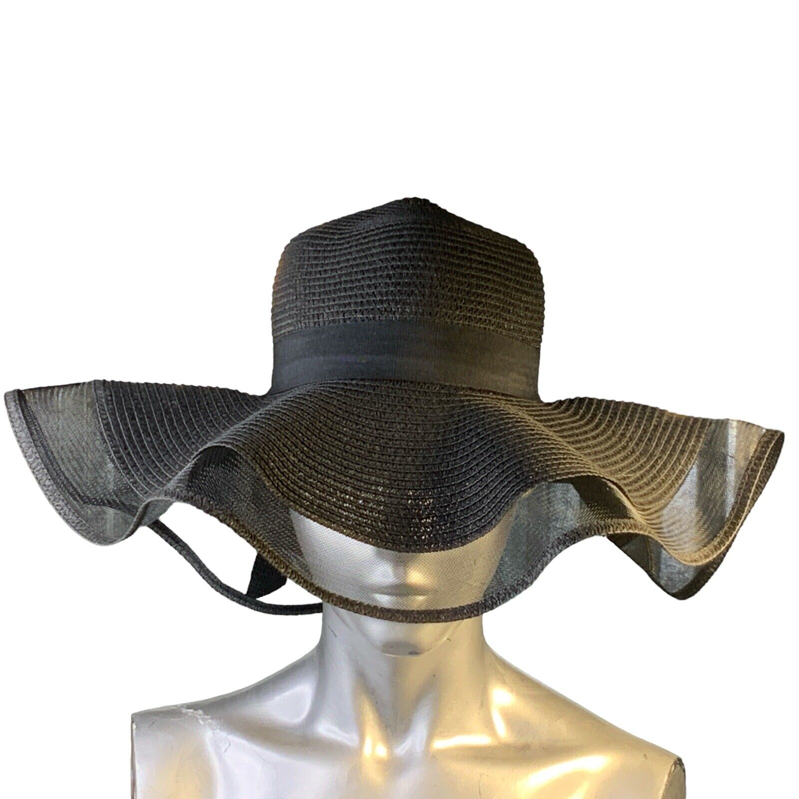 Laundry By Design Floppy Church Derby Hat Black Size S/M