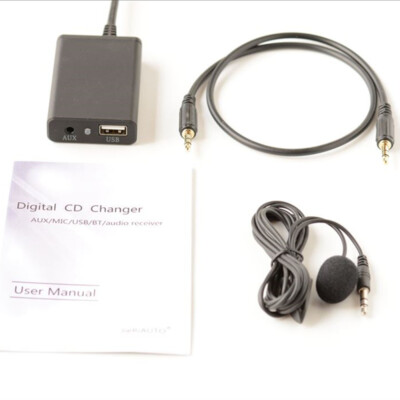 Bluetooth-Kit Handsfree Stereo AUX Adapter Interface For-Toyota