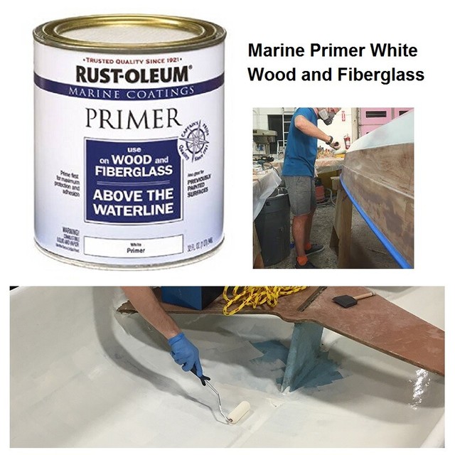 Marine Topside Paint Boat Primer Coating UV Resistant Wood Fiberglass