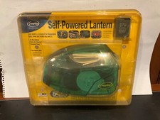 Freeplay Clear Wind Up Crank Solar Self Powered Lantern Lamp See Through Vintage